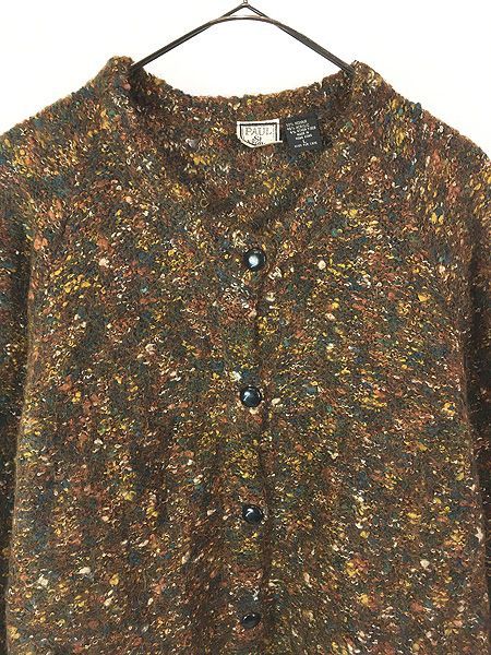 レディース 古着 80s PAUL Et Duffier カラフル MIX ループヤーン