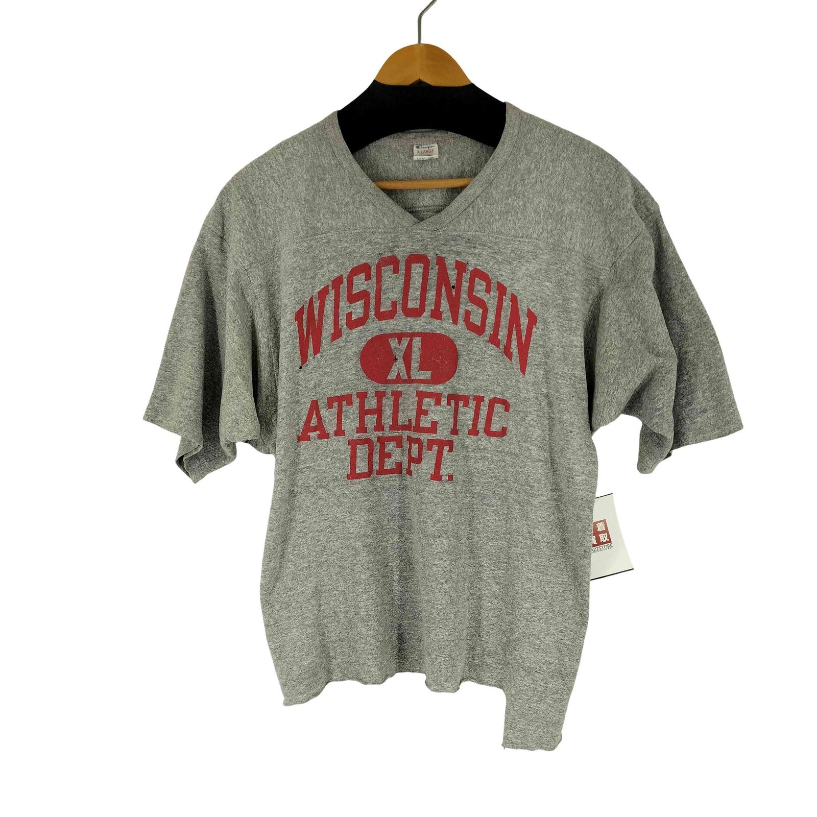 チャンピオン Champion 80S トリコタグ 3段カレッジプリント S/S V