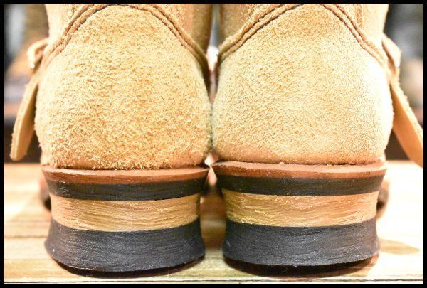  8 5 D 18年 レッドウィング 9269 スエード エンジニア ブーツ タン ブルハイド ラフアウト 8268 redwing FA 535 エンジニアブーツ ブーツ 革靴