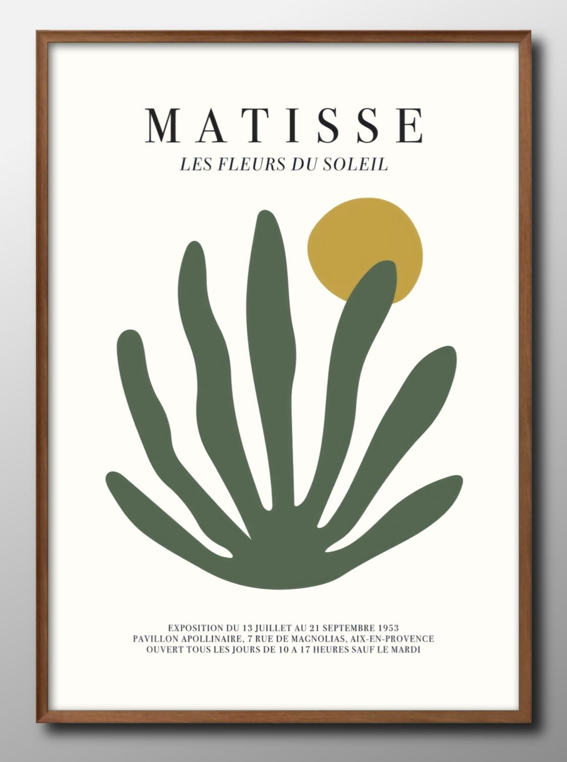 15123アンリ マティス マチス ボタニカル A3 サイズ ポスター アート