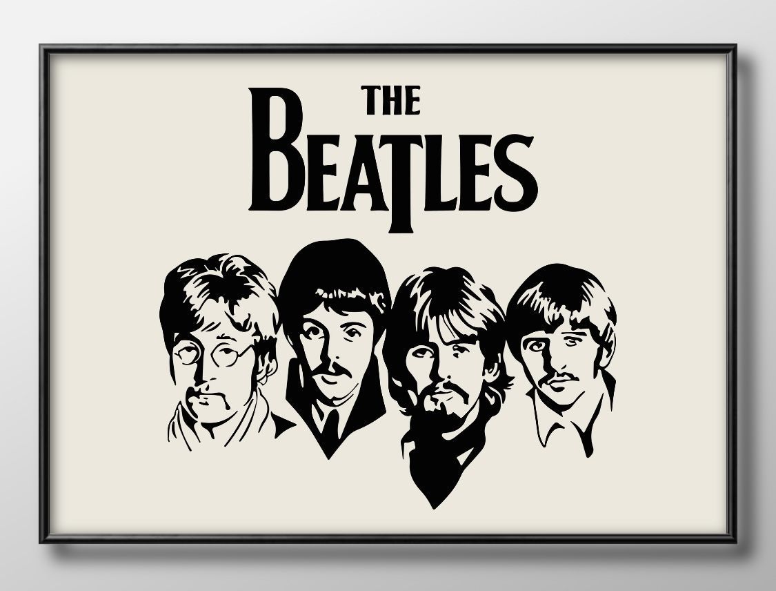 15479ビートルズ Beatles アート A3 サイズ ポスター アート おしゃれ