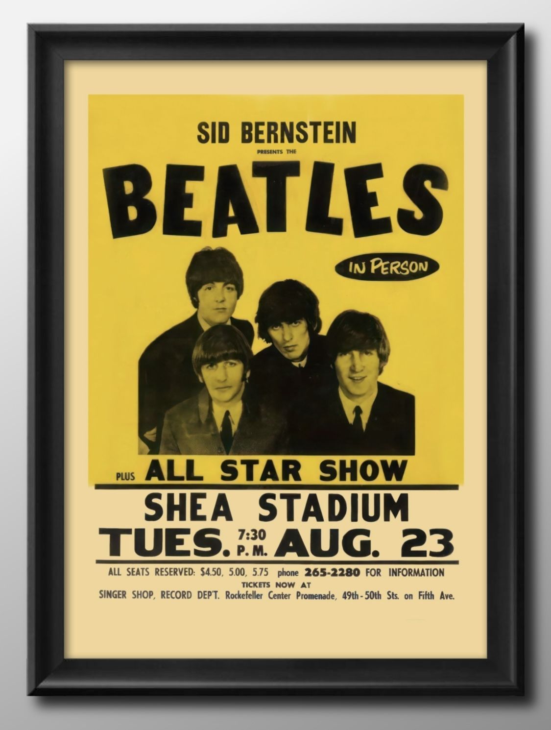 15260ザ ビートルズ ロック 音楽 ビンテージ A3 サイズ ポスター