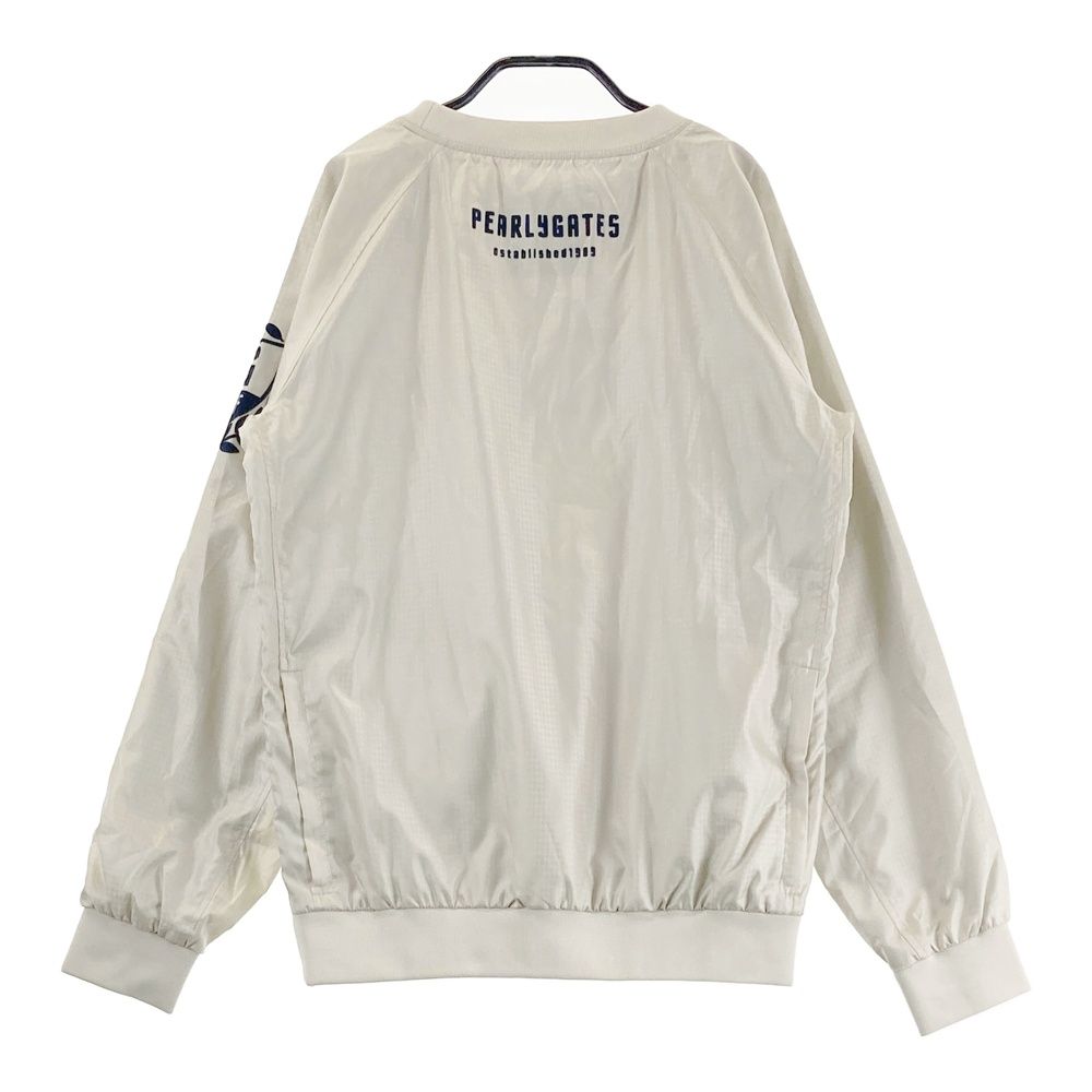 サイズ 1 PEARLY GATES パーリーゲイツ 蓄熱 ナイロンブルゾン ロゴ 総柄 ベージュ系 ゴルフウェア レディース ストスト
