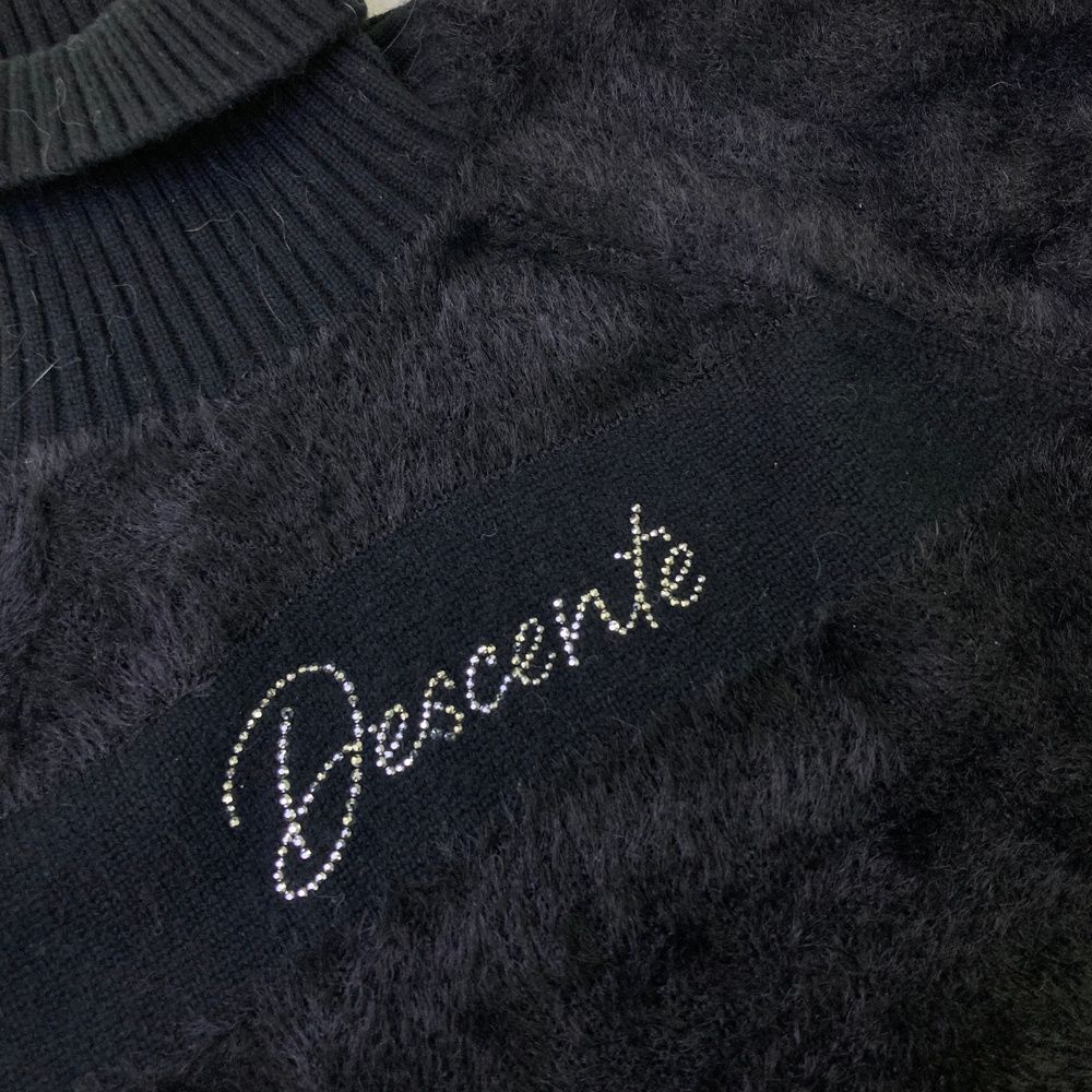 サイズ：M DESCENTE GOLF デサントゴルフ ; ファー タートルネック