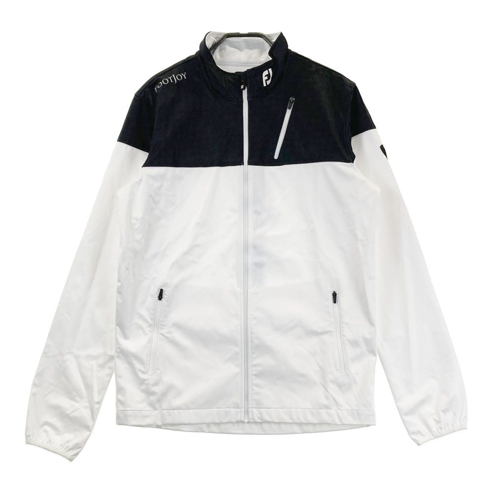 サイズ：M FOOT JOY フットジョイ ジップジャケット ホワイト系