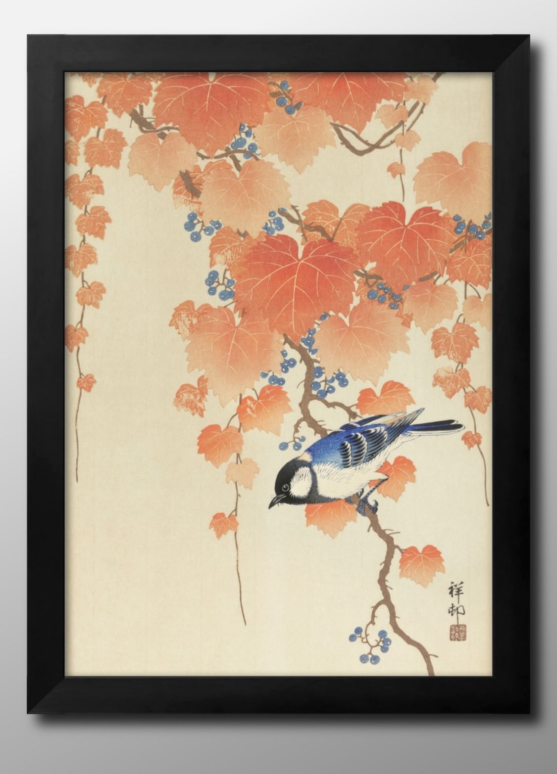 15607小原古邨 日本画 A3 サイズ ポスター アート おしゃれ 絵画