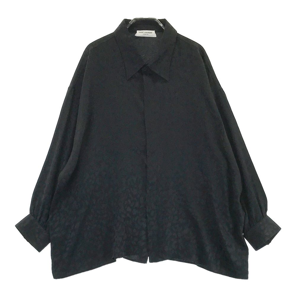 SAINT LAURENT レオパード 長袖シャツ 【公式通販】