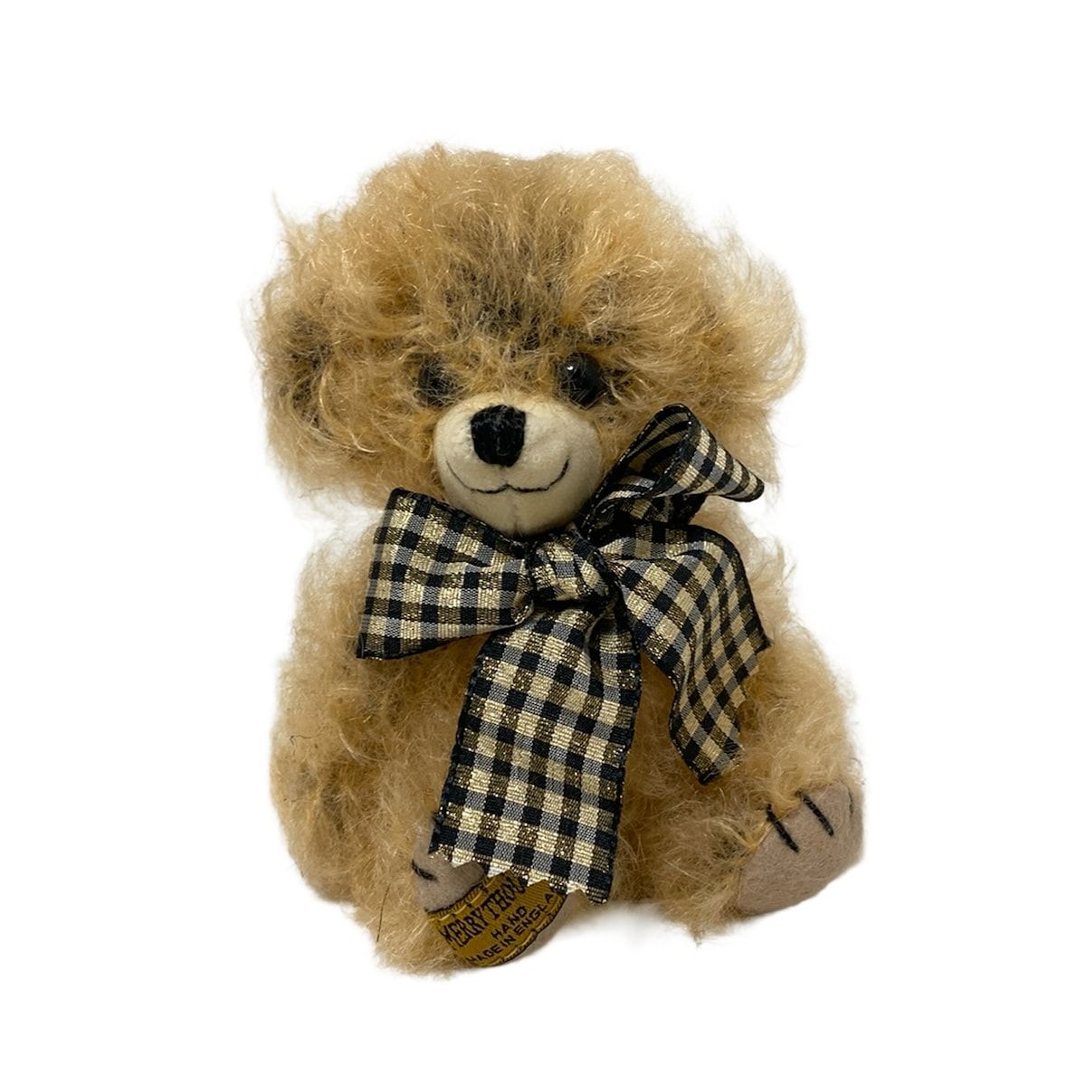 MERRY THOUGHT(メリーソート) ぬいぐるみ美品 - ライトブラウン×黒