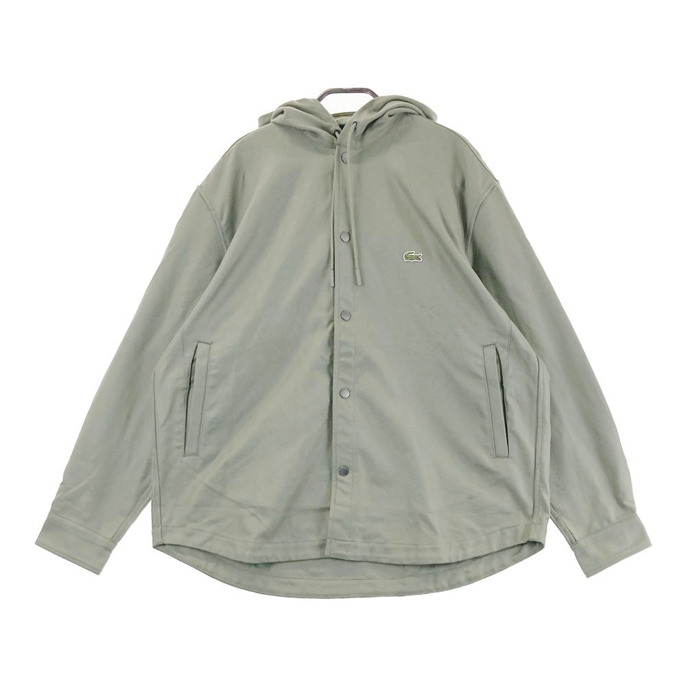 LACOSTE ラコステ CH4732 フード付きシャツジャケット カーキ系 US/M [240101509294] メンズ