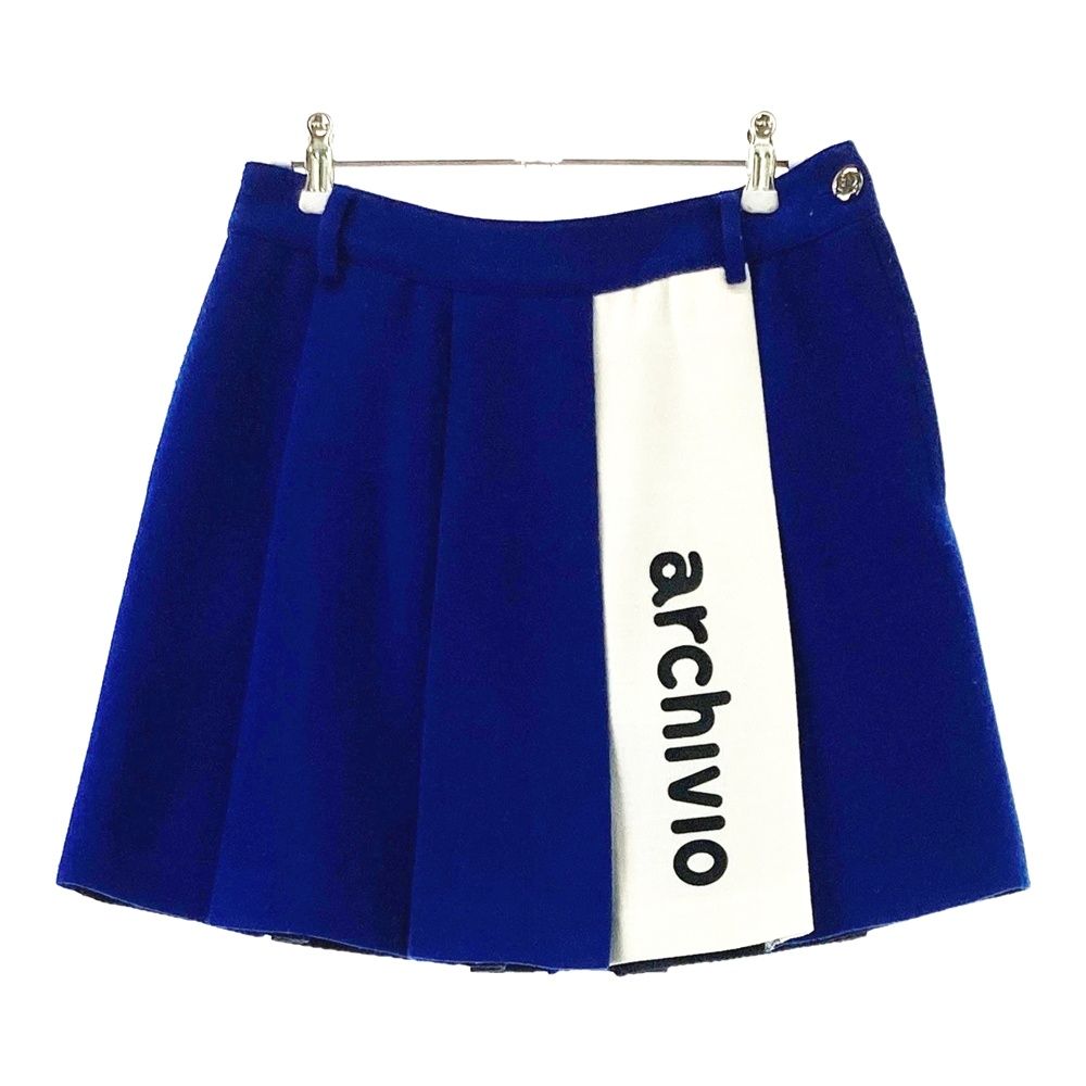 サイズ：38 ARCHIVIO アルチビオ 蓄熱スカート ブルー系 [240101572921