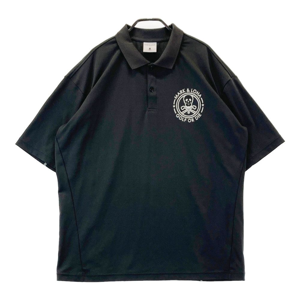 サイズ 50 MARK-LONA マークアンドロナ 半袖ポロシャツ グレー系 ゴルフウェア メンズ ストスト
