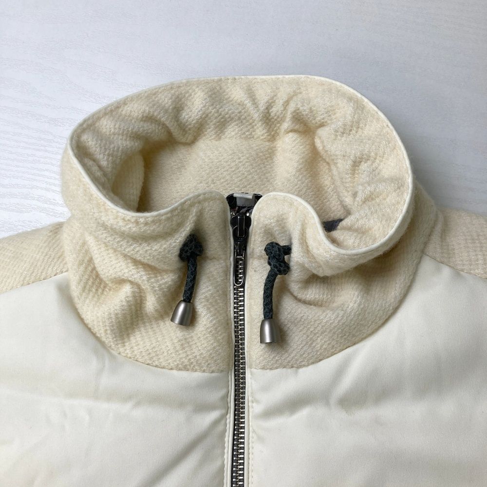 サイズ：38 LANVIN SPORT ランバン スポール ダウンベスト ベージュ系