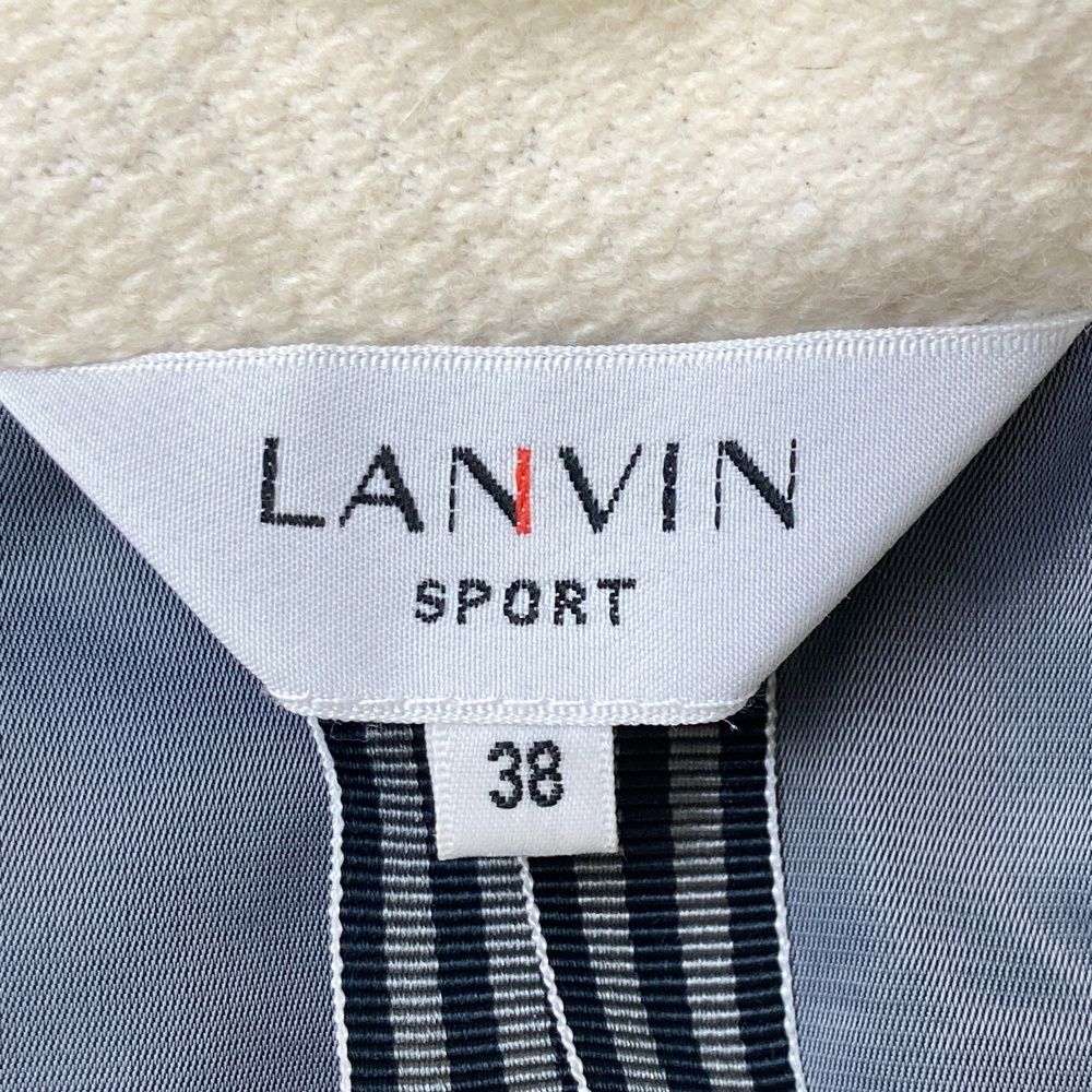 サイズ：38 LANVIN SPORT ランバン スポール ダウンベスト ベージュ系