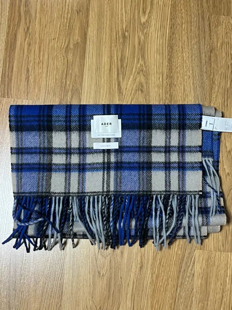 ADER ERROR アーダーエラー レヴァント プレイド マフラー Z ブルー