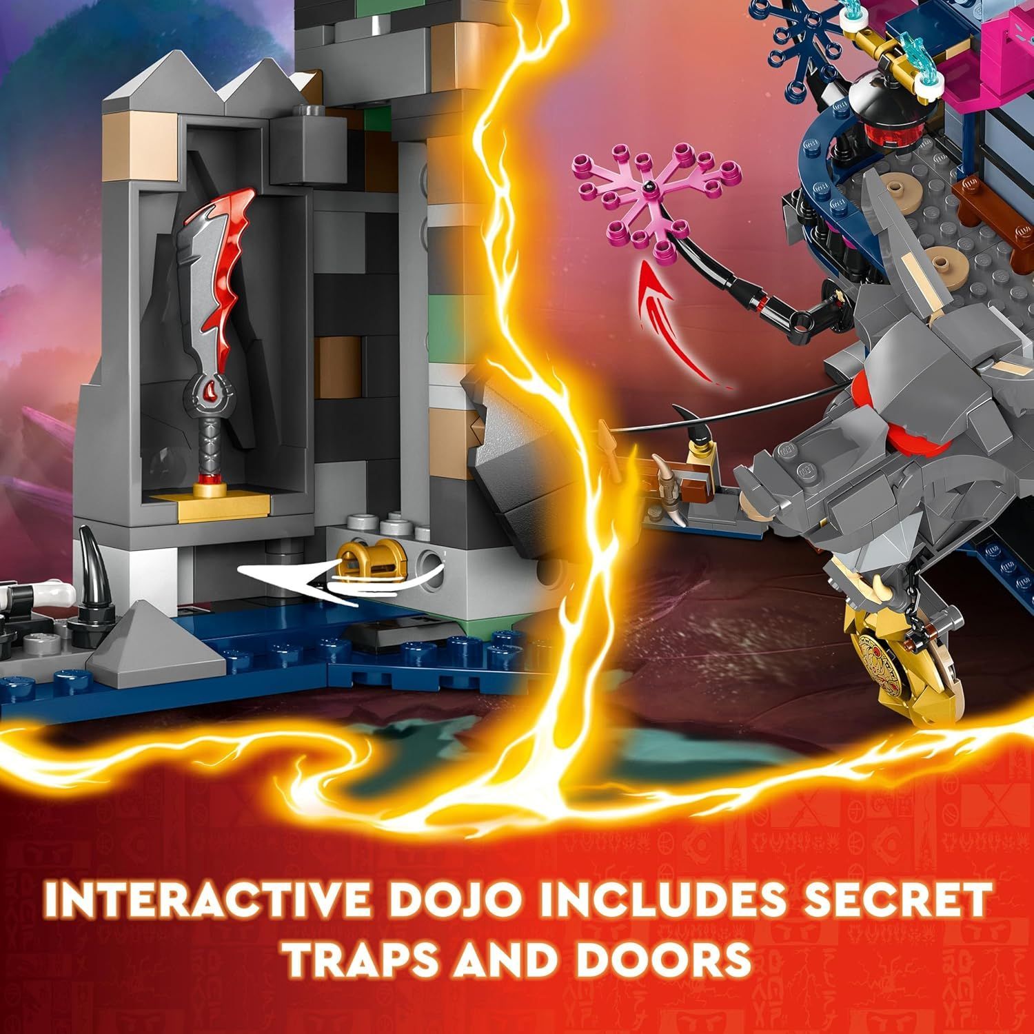 レゴ LEGO ニンジャゴー オオカミマスクのシャドー道場 71813 9歳以上 処分