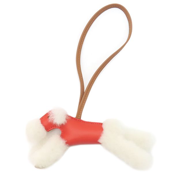 エルメス HERMES バッグチャーム バディ ムートン アニョーミロ