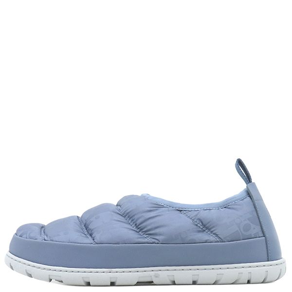 クリスチャン ディオール Christian Dior スリッポン スノー スリッパ ナイロン ラバー ブルー 39 オブリーク トロッター スニーカー 青