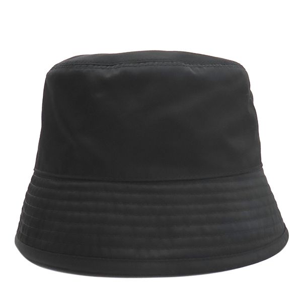 プラダ PRADA ハット Re-Nylon バケットハット ナイロン NERO×アクア M