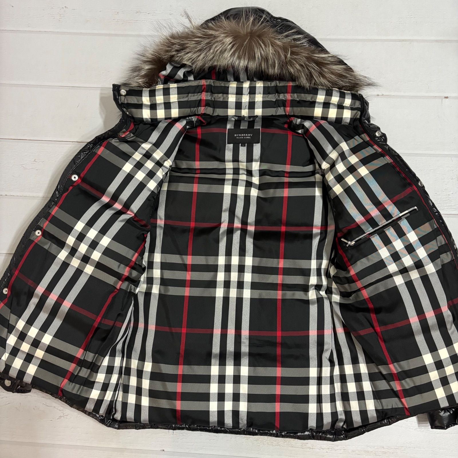 バーバリーブラックレーベル BURBERRY BLACK LABEL ダウンジャケット