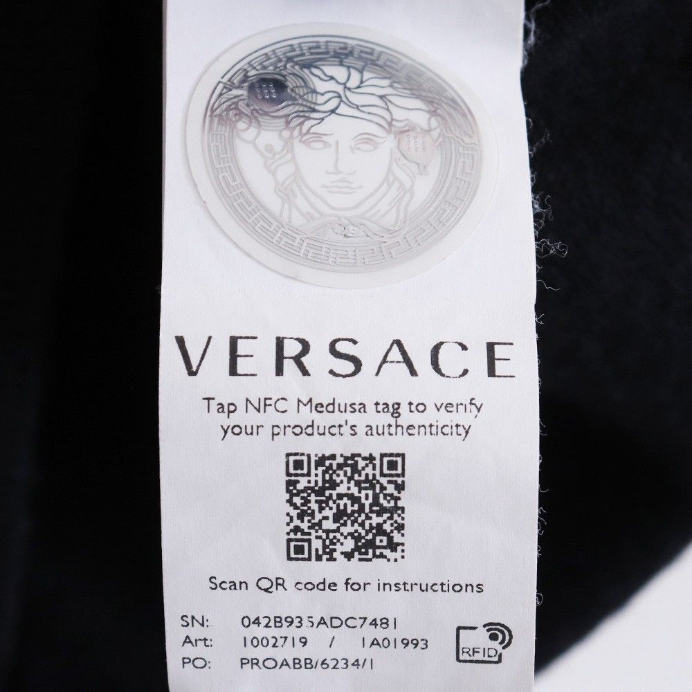 VERSACE メデューサプルオーバーニット サイズ52 ブラック - メルカリ