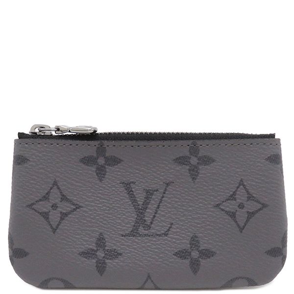 ルイヴィトン LOUIS VUITTON コインケース ポシェット クレ モノグラムキャンバス モノグラムエクリプスリバースキャンバス モノグラムエクリプス シルバー金具 小銭入れ キーチェーン M 80905 CT 2293 箱