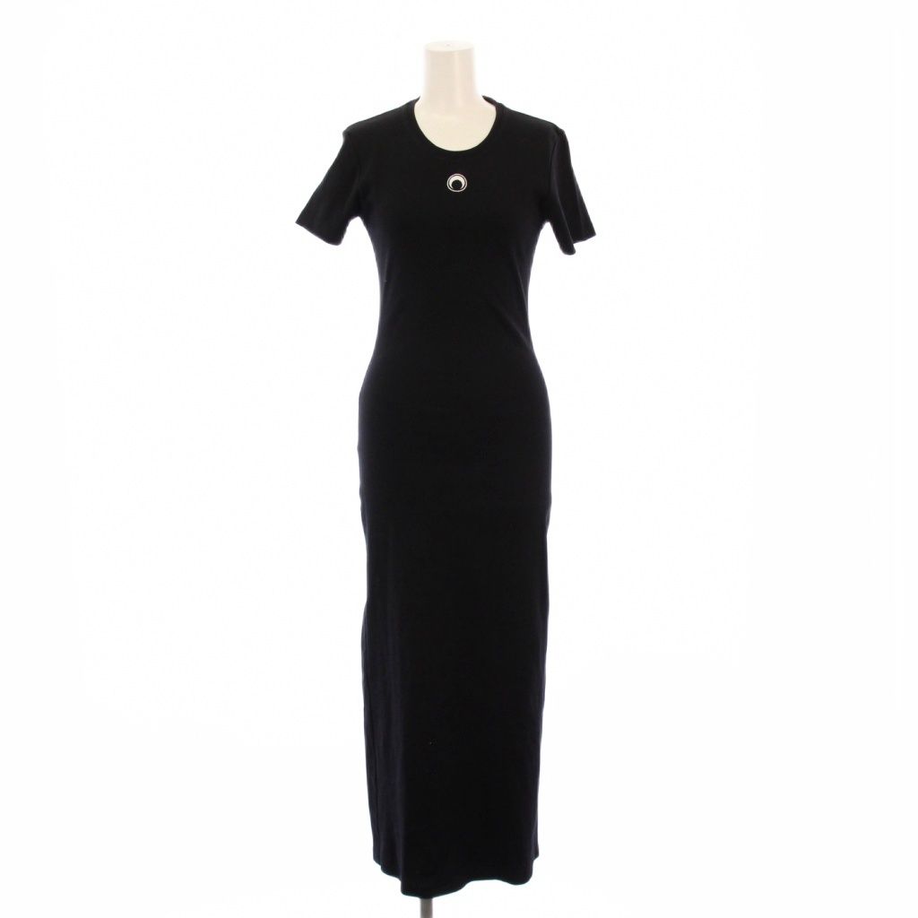 マリーンセル MARINE SERRE WHITE LINE タイトワンピース マキシ