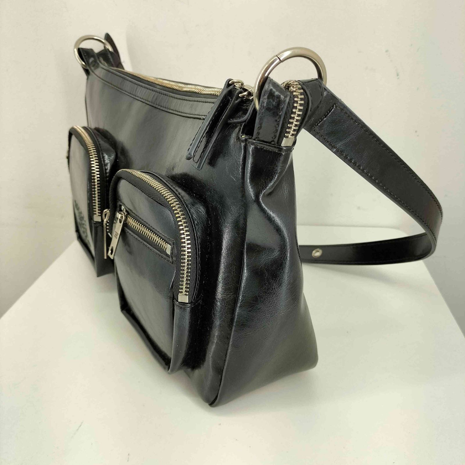 ユーズドフルギ USED古着 MARGE SHER WOOD OUTPOCKET HOBO レディース