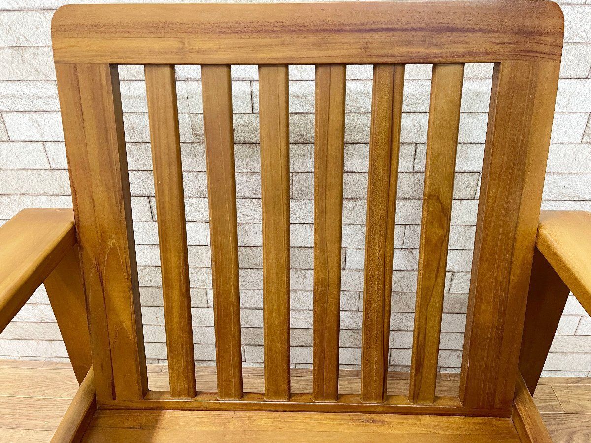 □スキャンティーク SCANTEAK イコン/IKON シングルソファ 1P チーク材