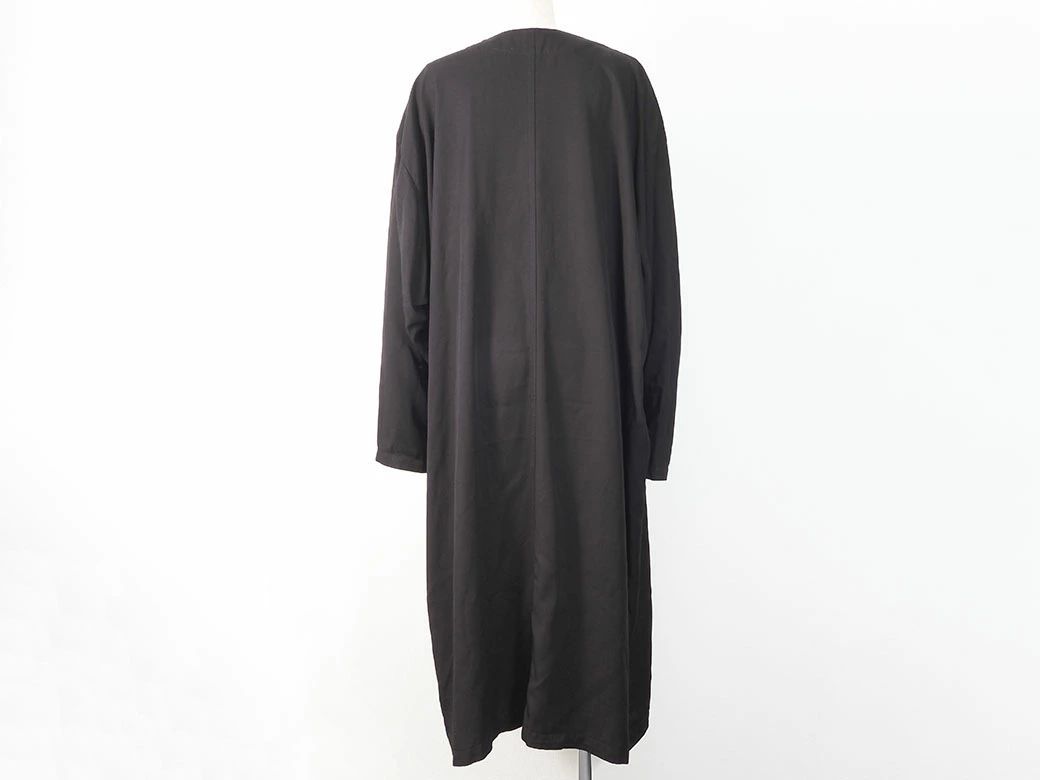 Y's ワイズ レイヤード ワンピース コート ブラック YJ-D03-204