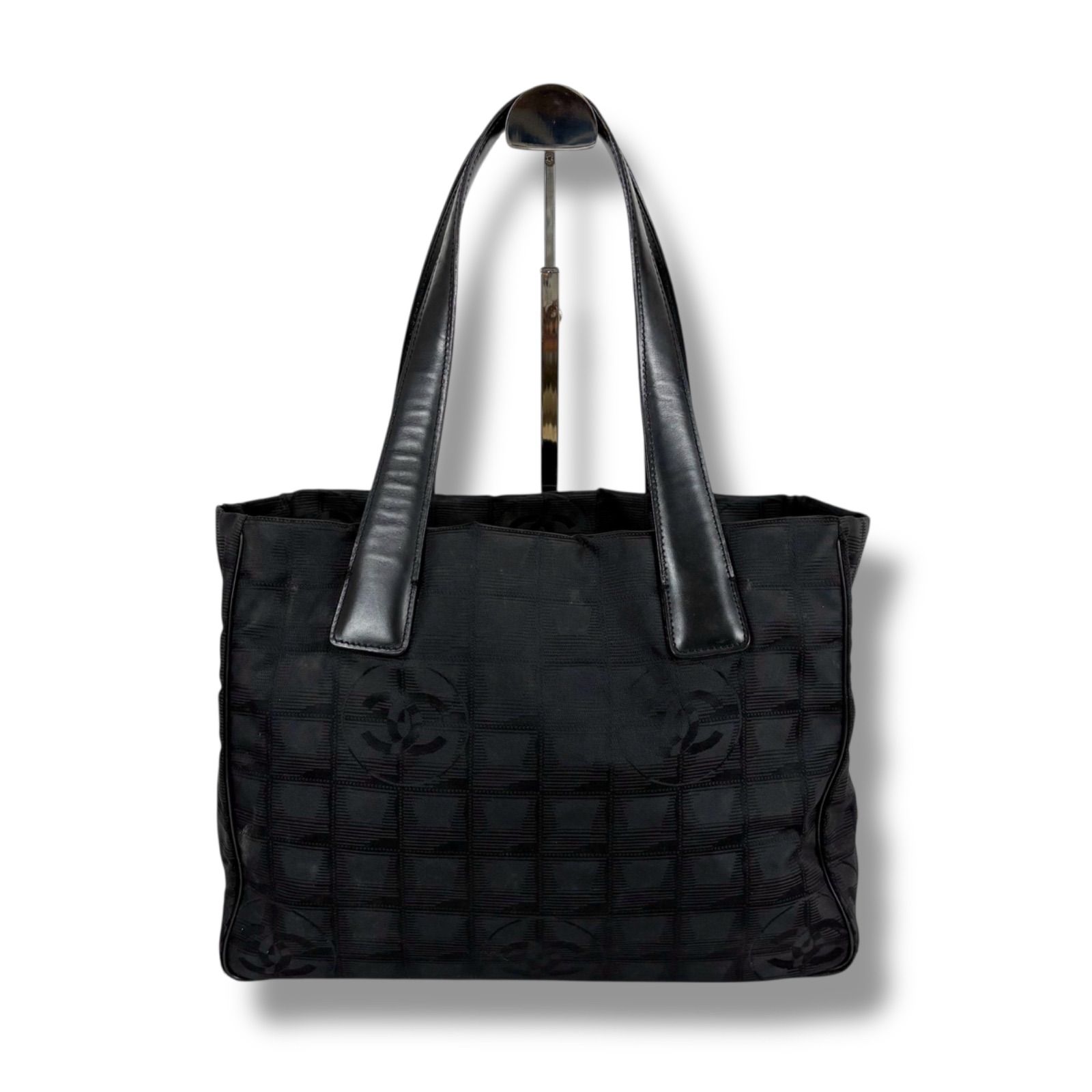 CHANEL シャネル ミニトートバッグ ニュートラベルライン ブラック 黒 