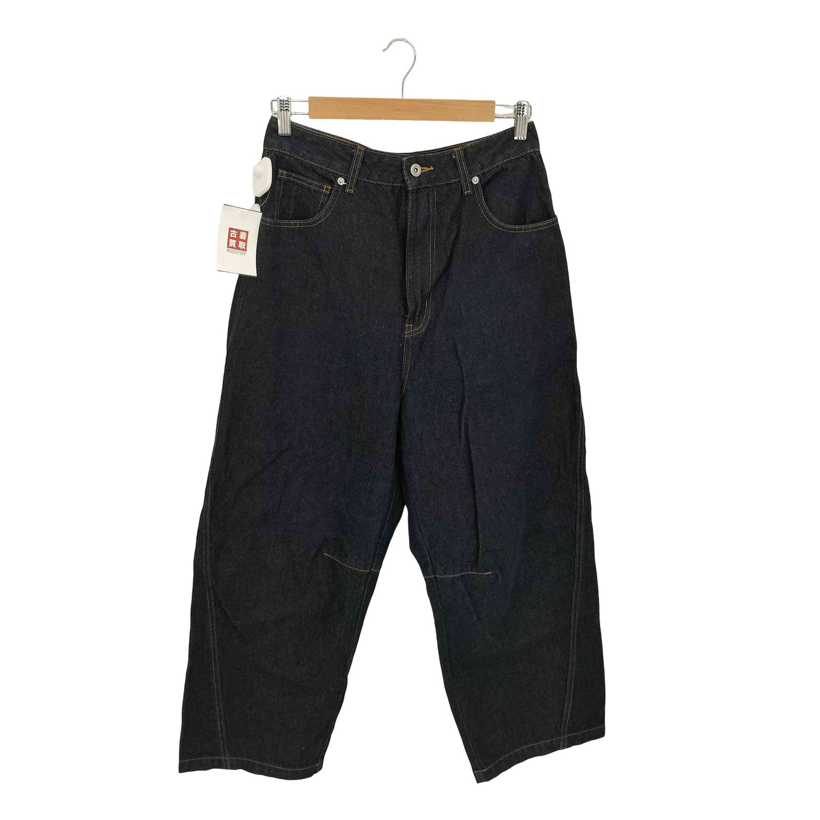 ユーズドフルギ USED古着 {{NOREMID}} RIGID SUPER BAGGY DENIM BLACK 