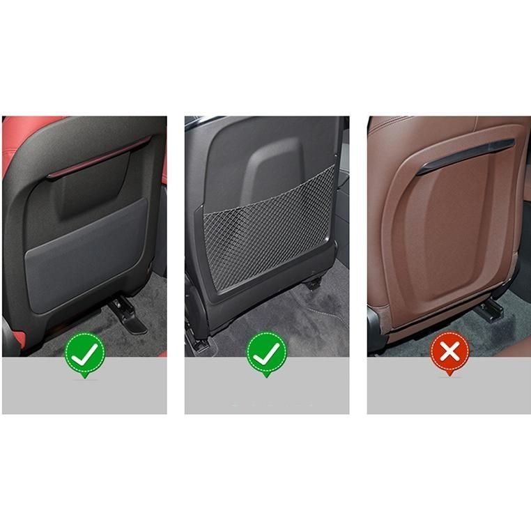 フォルクスワーゲンブラック車用 シート バックカバー 汚れ防止カバー 蹴り防止 取付簡単 座席 シートバック カーグッズ 2枚セット a
