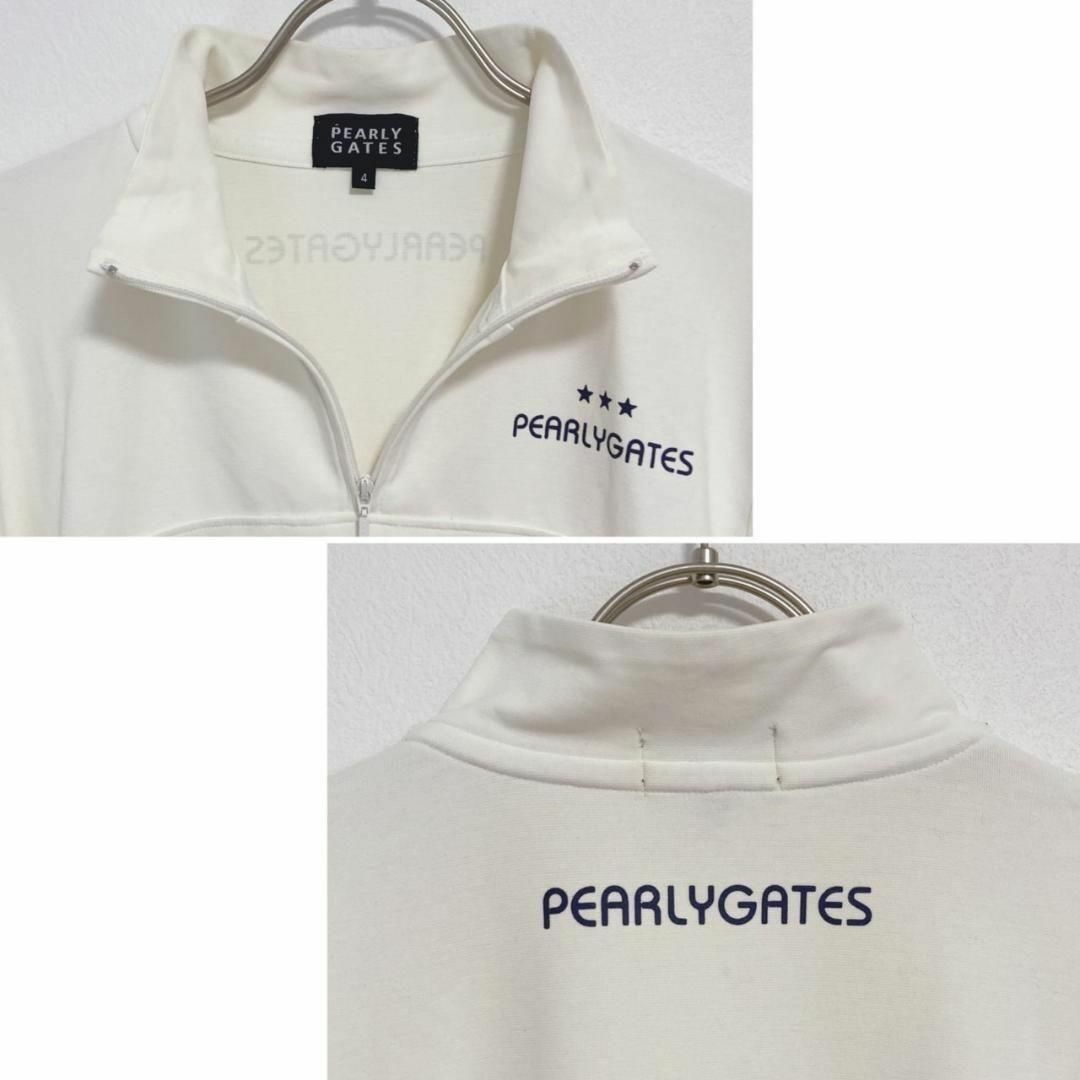 PEARLY GATES ハーフジップ ニット サイズ4 - メルカリ