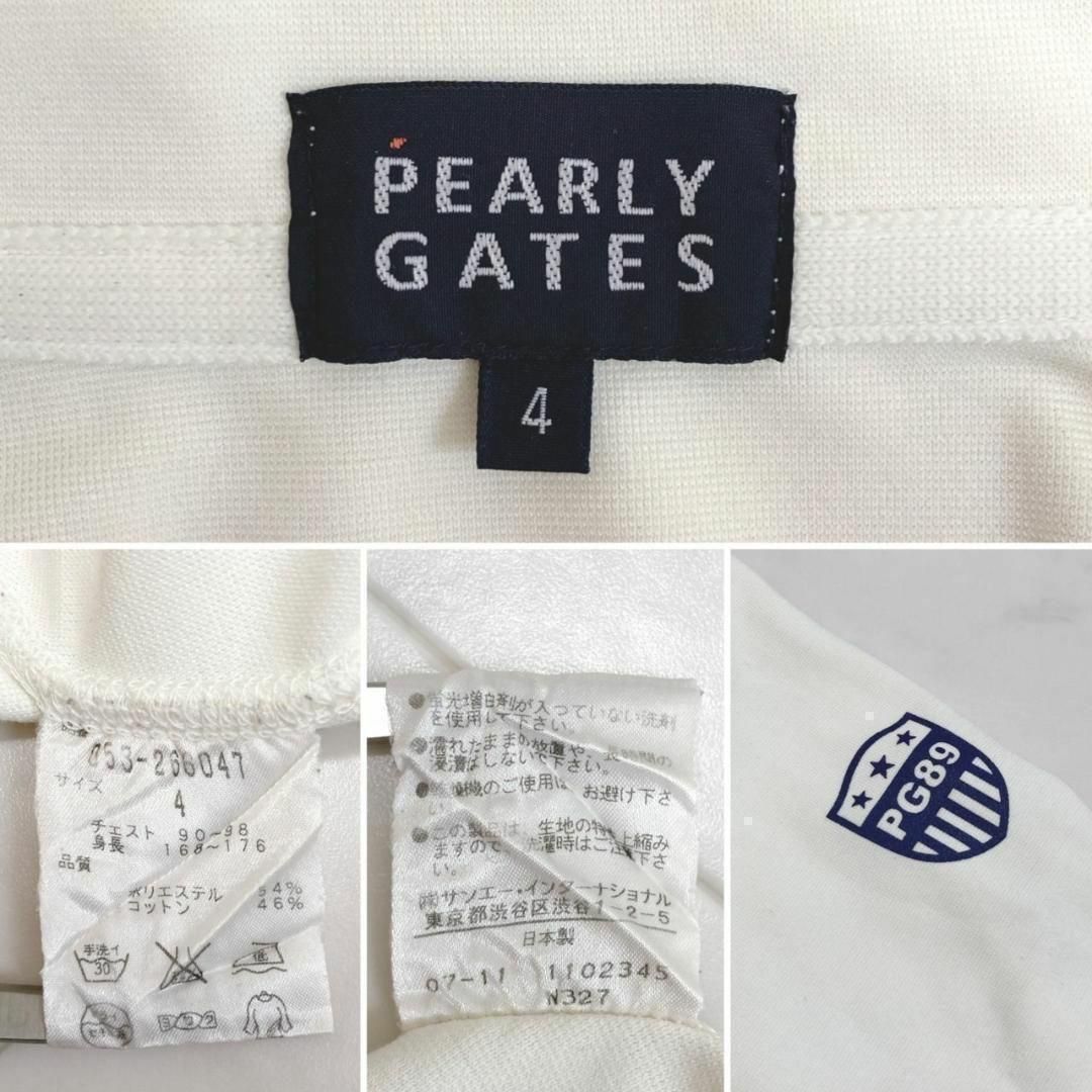 PEARLY GATES ハーフジップ ニット サイズ4 - メルカリ