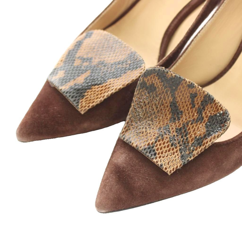 ファビオルスコーニ FABIO RUSCONI パンプス ポインテッドトゥ ヒール