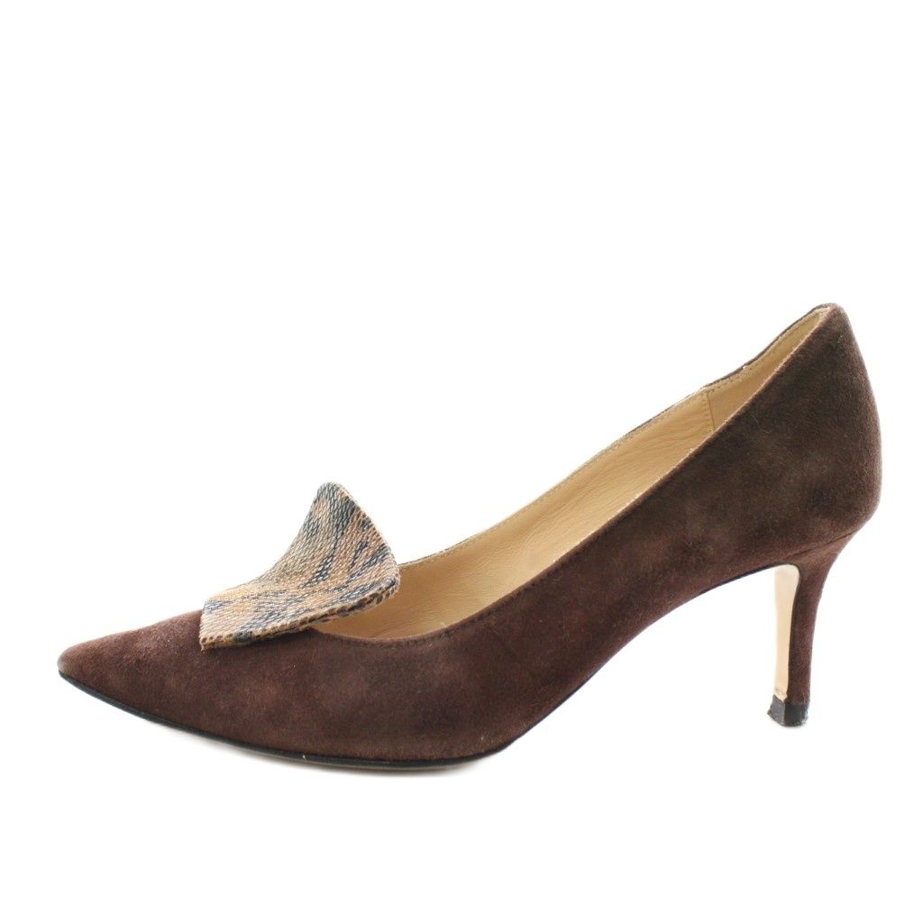 ファビオルスコーニ FABIO RUSCONI パンプス ポインテッドトゥ ヒール