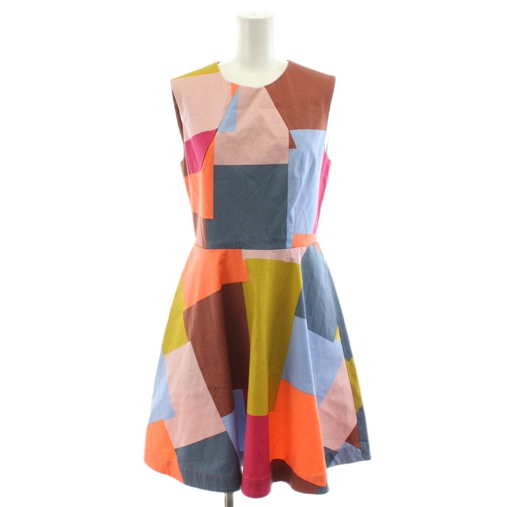 未使用 kate spade ノースリーブ ひざ丈 ワンピース ケイトスペード サタデー kate spade SATURDAY ワンピース ひざ丈