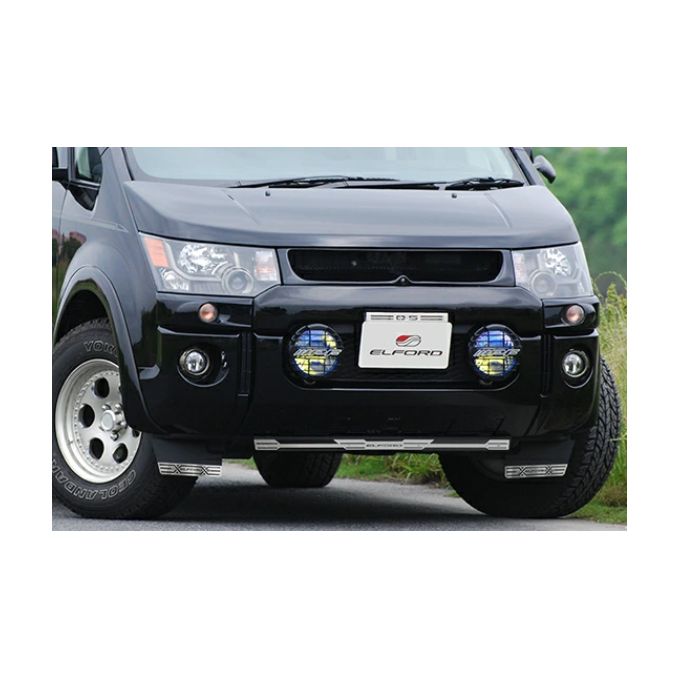 エルフォード ELFORD 三菱 デリカＤ:５用 前期 専用 フロントアンダーフラップ スペシャル　※納期確認必須