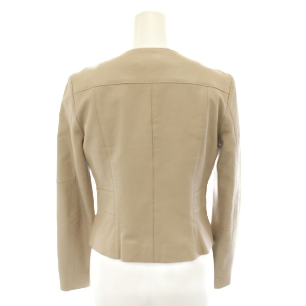 アナイ ANAYI ライダースジャケット シングル ラムレザージャケット