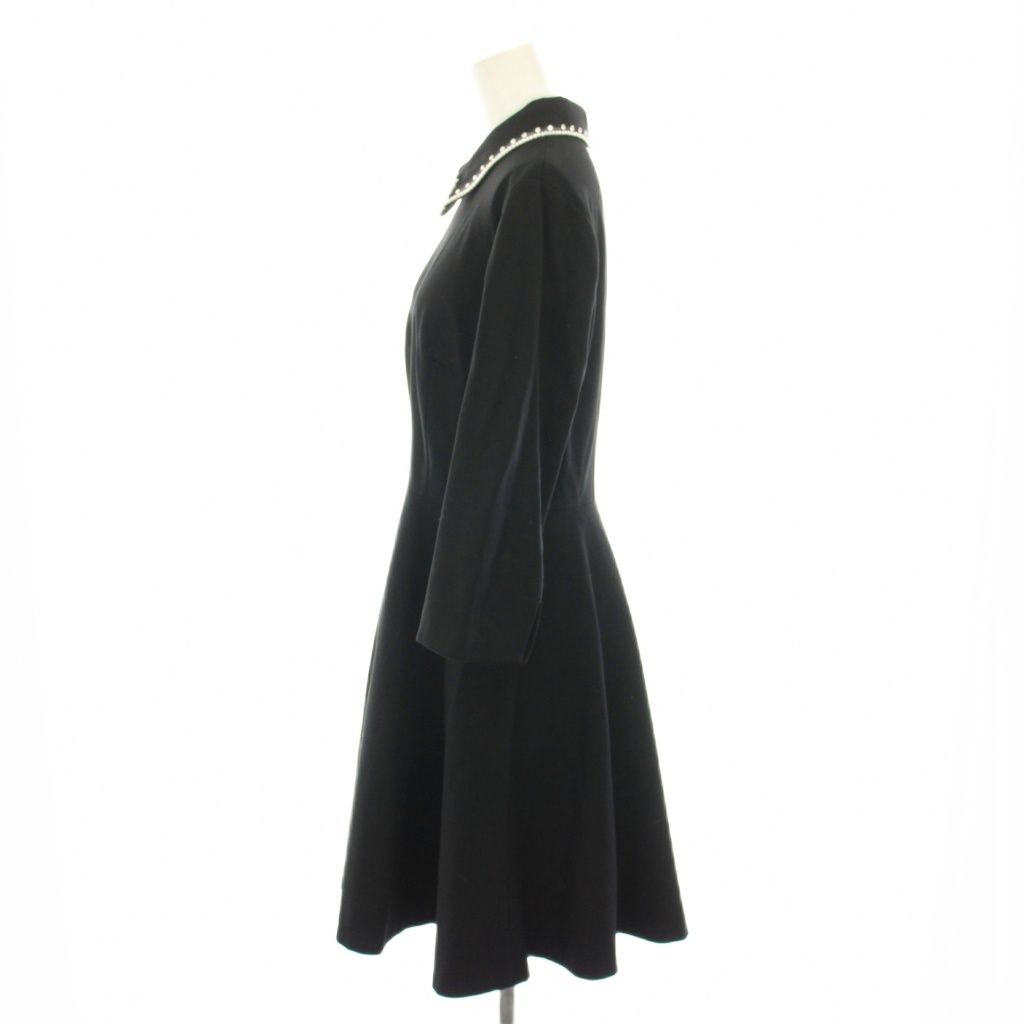 ケイトスペード KATE SPADE エンベリッシュトカラーポンテドレス