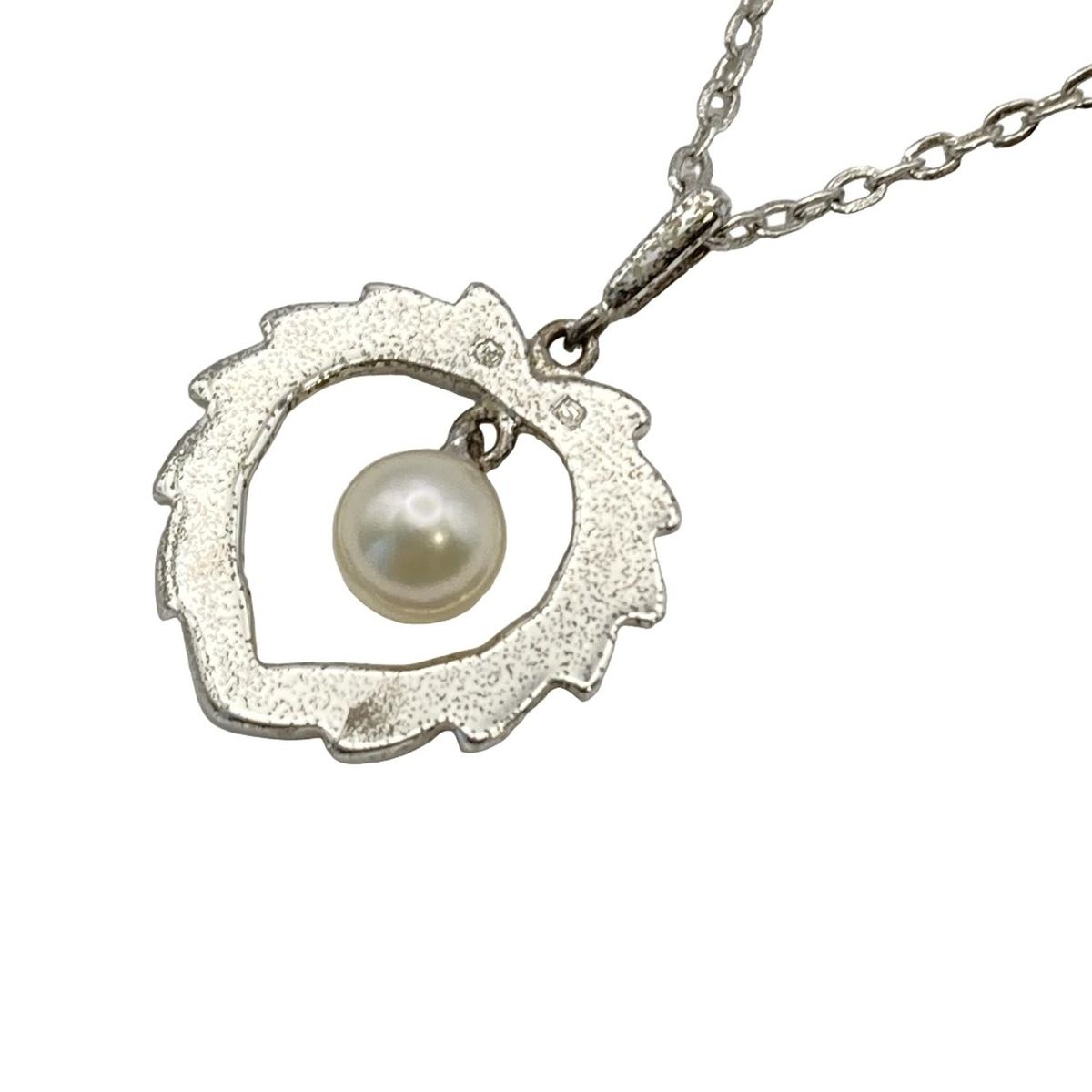 美品❗MIKIMOTO ミキモト シルバー パール ネックレス❤ mikimoto(ミキモト) ネックレス美品 - シルバー×パール パール - メルカリ