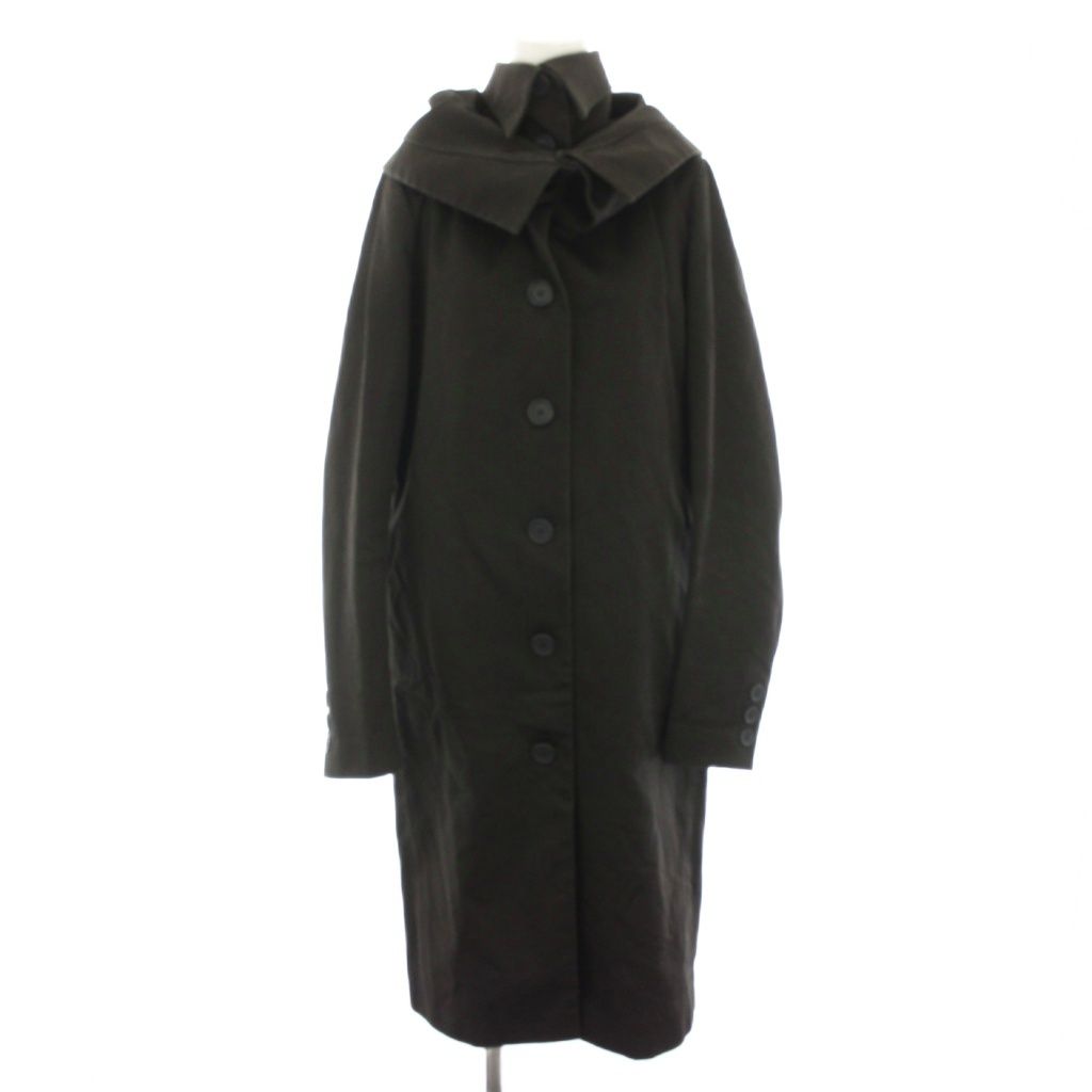 anne valerie hash バージンウールロングコート　黒　XS アンヴァレリーアッシュ ANNE-VALERIE HASH ロングコート アウター S