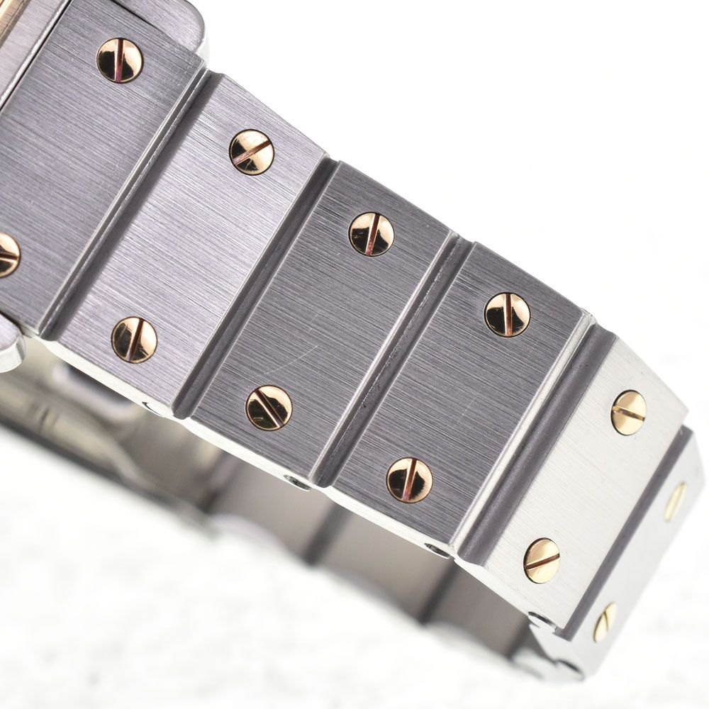  カルティエ CARTIER サントスガルベ SM SS K 18 YG 自動巻き レディース B 144054 その他 時計