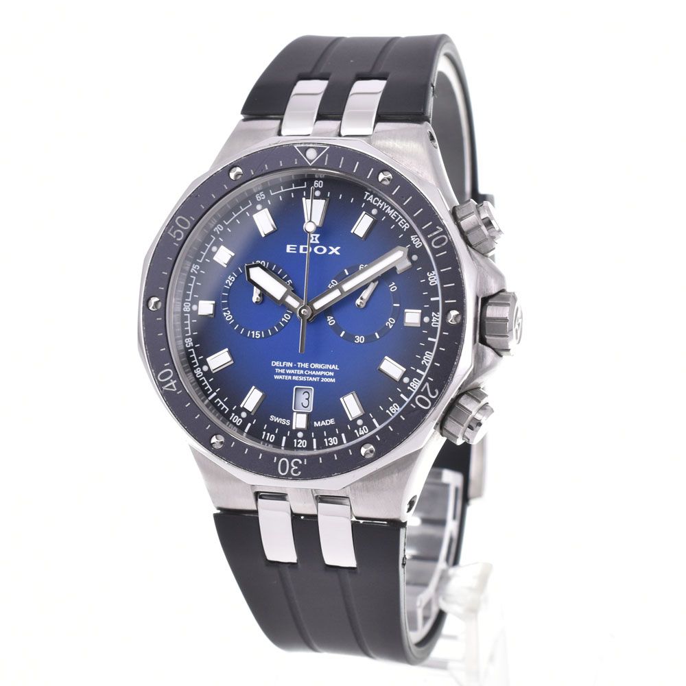エドックス EDOX 10109-3CA-BUIN デルフィン クロノグラフ デイト