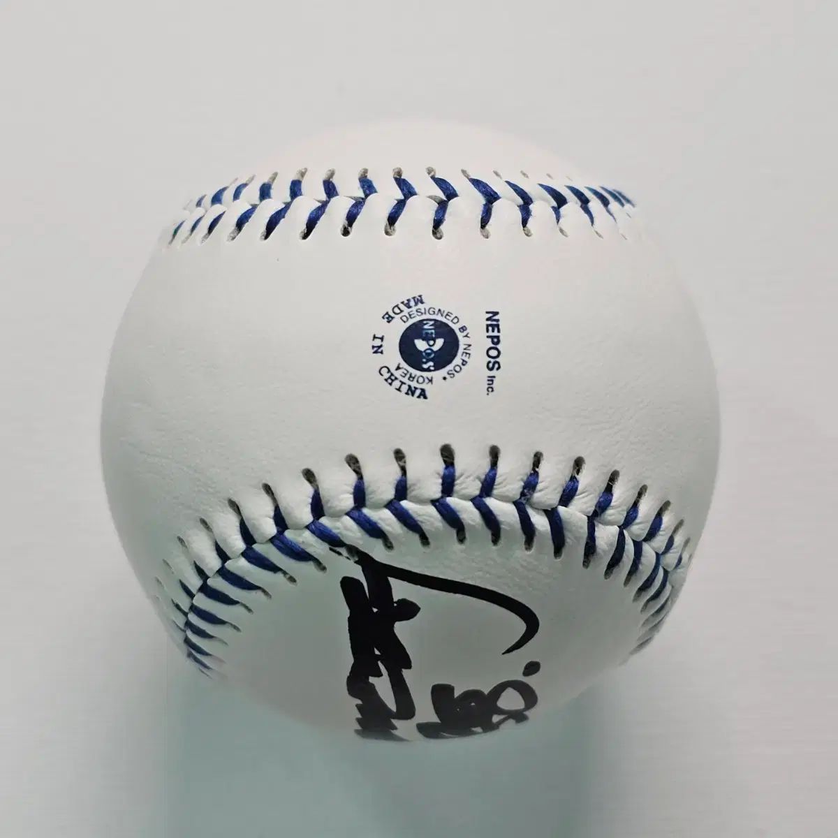 ロッテ・ジャイアンツ 염종석 ロゴボール サイン入り サインボール