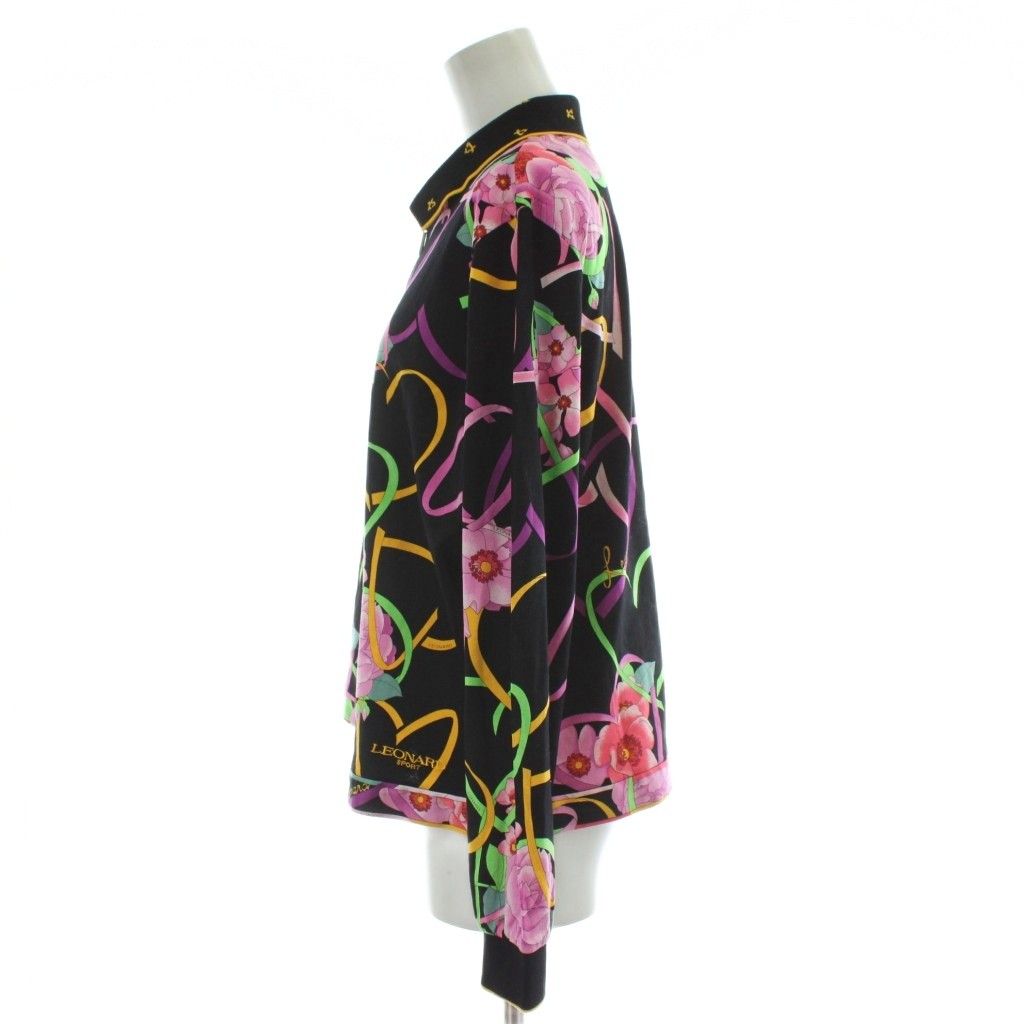 レオナールスポーツ LEONARD SPORT 長袖 カットソー ハーフジップ 44