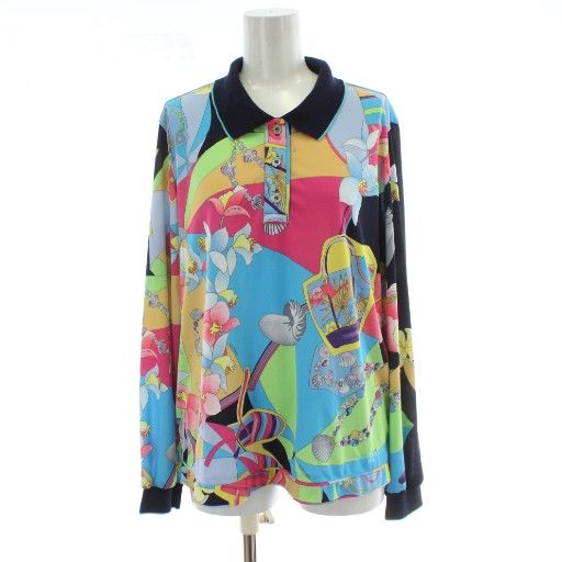 レオナールスポーツ LEONARD SPORT ポロシャツ 長袖 カットソー 44