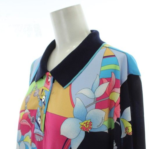 レオナールスポーツ LEONARD SPORT ポロシャツ 長袖 カットソー 44