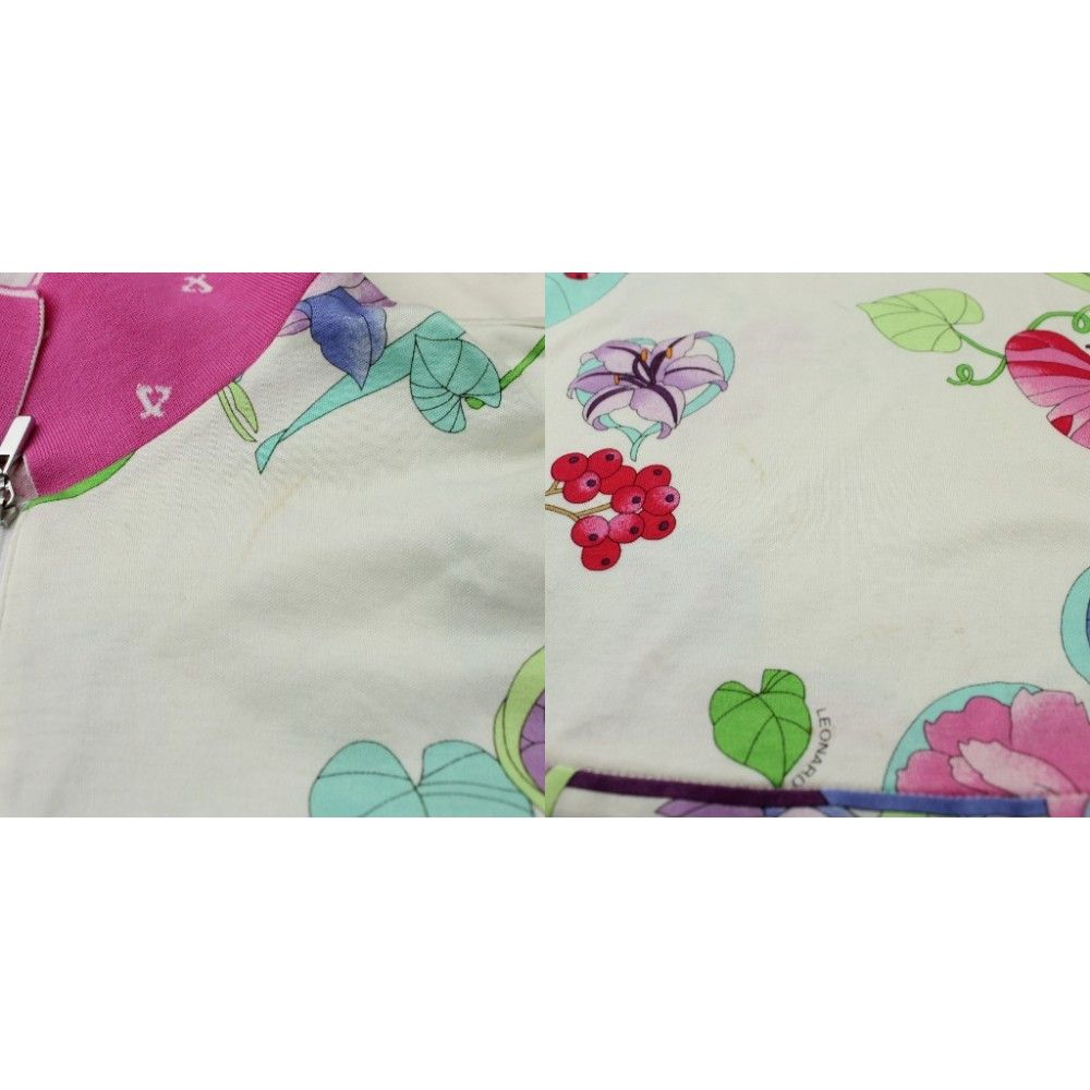 レオナールスポーツ LEONARD SPORT 長袖 カットソー ハーフジップ 44