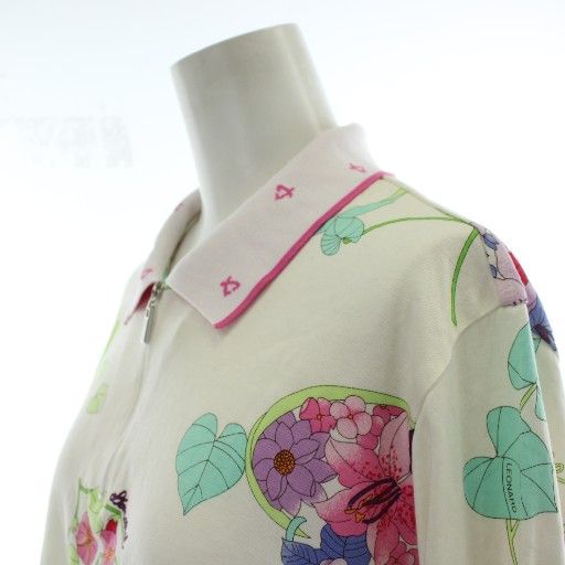 レオナールスポーツ LEONARD SPORT 長袖 カットソー ハーフジップ 44